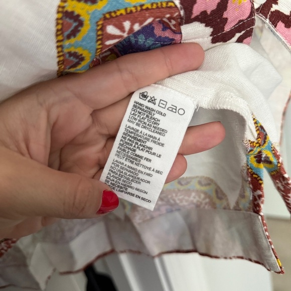 NWT Cleobella JENI BLOUSE LAGOS Short Sleeve Button Down Top - Picture 4 of 6